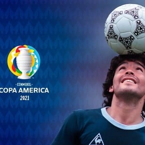 Copa América: homenaje a Maradona en Argentina - Chile