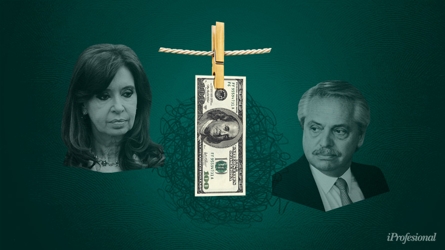 CFK insistió en la idea de una economía argentina bimonetaria.