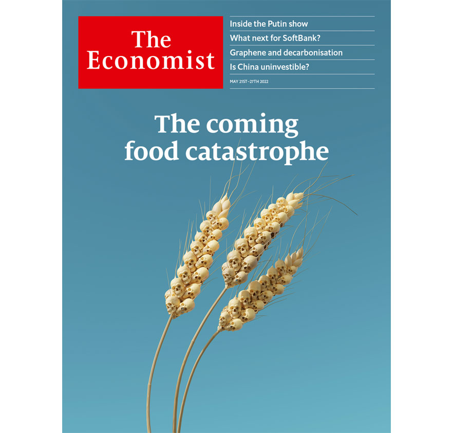 La última portada del influyente The Economist deja clara la preocupación del mundo desarrollado por la escasez de alimentos que se espera a nivel mundial