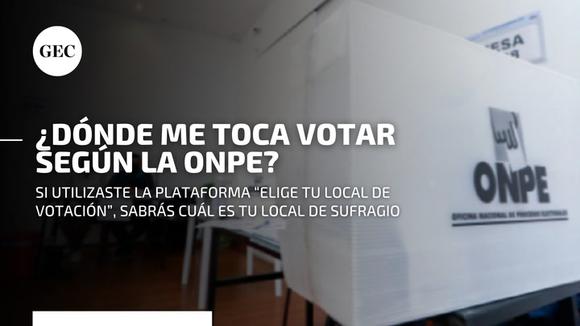 Elecciones 2022: conoce cuál es tu colegio electoral asignado por la ONPE