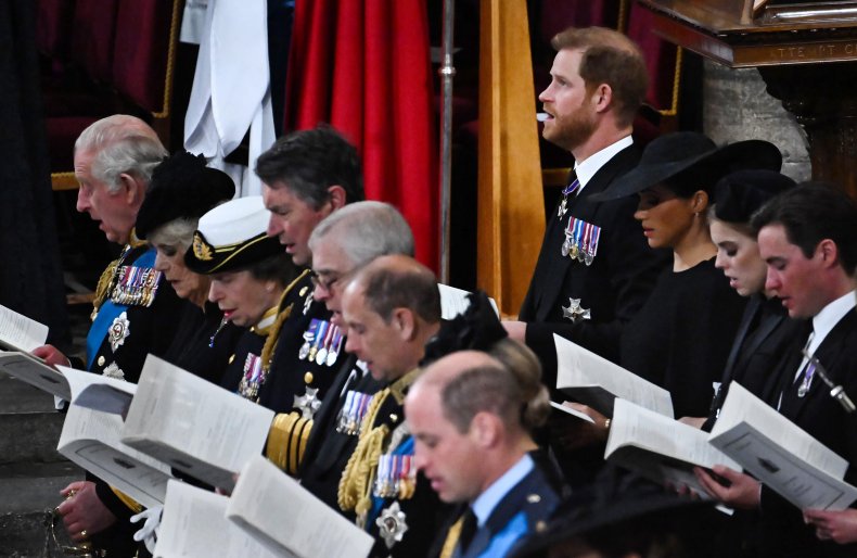 Funeral de la reina del duque y la duquesa de Sussex