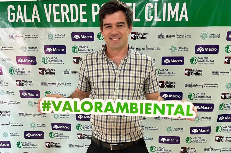 Gala Verde por el Clima en Misiones: Romario Dohmann y la importancia de la reforestación.