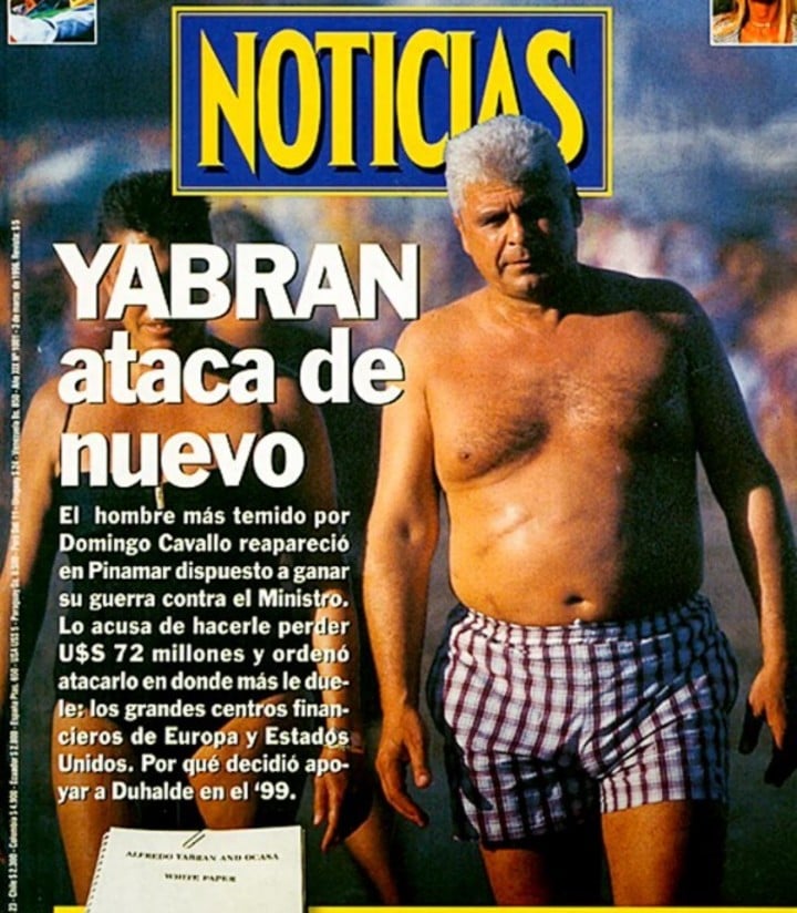 La foto de Alfredo Yabrán que le costó la vida a José Luis Cabezas.  Fue la portada de la revista News.  Foto: Archivo