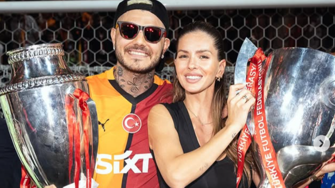 Video: el susto de la China Suárez y Mauro Icardi con sus hijos en el estadio del Galatasaray